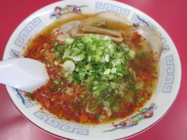 ピリ辛ねぎラーメン